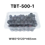 과일 블루베리 아로니아 방울토마토 500g 포장용기    TBT-500-1 방담 [500개]