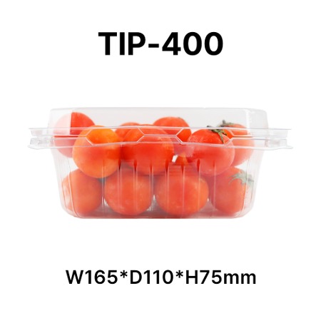 과일 딸기 300g 방울토마토 400g 포장용기    TIP-400 [750개]