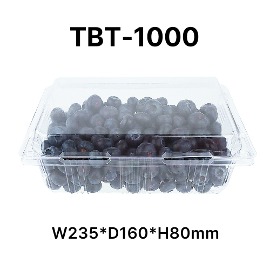 과일 토마토 딸기 자두 천도복숭아 돼지감자 1kg 포장용기    TBT-1000 방담 [300개]
