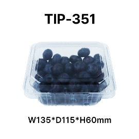 과일 방울토마토 체리 250g 블루베리 300g 포장 용기    TIP-351 [750개]