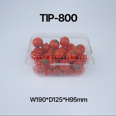 과일 방울토마토750g 귤 자두800g 포장용기    TIP-800 [400개]